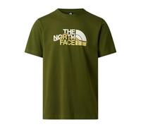 The North Face Mountain Line Graphic Short Sleeve T-Shirt Khaki Green - XL