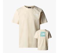 The North Face Men’s Short Sleeve Redbox T-Shirt White Dune Muted Pine
