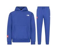 The North Face Men’s U Axys Pullover Hooded Cotton Tracksuit Set Blue