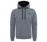 The North Face Men Seasonal Drew Peak Pullover Hoodie - Medium Grey Heather/Black, Small