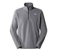 The North Face Mens 100 Glacier 1/4 Zip Fleece Grey L