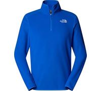 The North Face Mens 100 Glacier 1/4 Zip Fleece Blue L