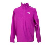 THE NORTH FACE Men's 100 Glacier 1/4 Zip T-Shirt, Purple Cactus Flower, S