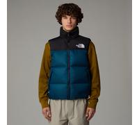 The North Face Mens 1996 Retro Nuptse Gilet Midnight Petrol/TNF Bla - Teal - Size Medium