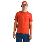 The North Face Men's 24/7 Pentadome Embossed Reg Short Slee T-Shirt, Lava Red, M