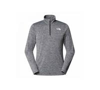 Men's TNF 24/7 Rager L/S 1/4 Zip Tee - Black / Grey Heather - Size: Regular