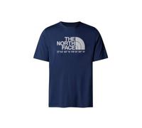 The North Face Men's 24/7 S/S Logo Graphic Reg T-Shirt, Summit Navy, M