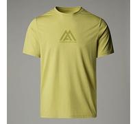 The North Face - 24/7 S/S Mountain Athletics Graphic - Sport shirt size S, olive/yellow