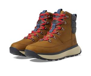 The North Face Men's Bergen Leather Wp Boots, Timber Tan/Tnf Red, 13