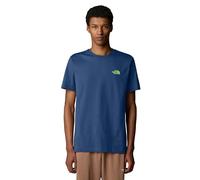 THE NORTH FACE - Men's Biner Graphic 4 T-Shirt - Standard Fit Tee - Crew Neck - Shady Blue, M