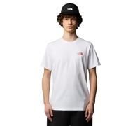 THE NORTH FACE - Men's Biner Graphic 4 T-Shirt - Standard Fit Tee - Crew Neck - TNF White, S