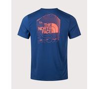 The North Face Mens Bitmap Logo T-Shirt - Colour: D1R1 Estate Blue - Size: Large