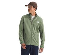 The North Face Men's Cedar Trail Grid Fleece Full Zip Jacket - Soft Fleece Jacket, Secure Zip Pockets, Reinforced Binding, Bark Mist, XX-Large