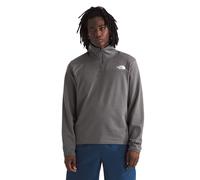 The North Face Men's Cedar Trail Grid Fleece Quarter Zip Jacket - Soft Fleece Jacket, Reinforced Binding on Collar & Cuffs, Smoked Pearl, Medium