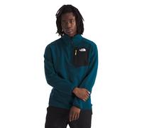 The North Face Men's Crest 1/4 Zip Sweatshirt, Midnight Petrol/Tnf Bla, L