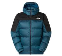 The North Face - Men's Insulated jacket with down hood - M Diablo Down 2.0 Hoodie Dusk Blue Black Heather for Men - Size XXL Blue XXL
