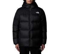 The North Face Men's Diablo Down Hoodie Jacket, Tnf Black Heather/Tnf Blk, XXL