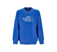 The North Face Men's Drew Peak Light Crew Sweatshirt, Hero Blue/Tnf White, M