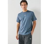 The North Face Mens Essential Centre Logo Relaxed T-Shirt, Blue, Size S, Men Blue