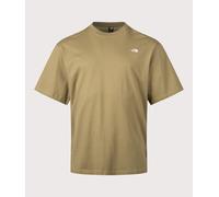 The North Face T shirt TNF ESSENTIAL SIMPLE DOME OS SS in Brown EU L
