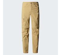 The North Face Men's Exploration Reg Tapered Convertible Pants, Khaki Stone, 38