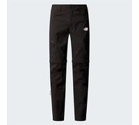 The North Face Men's Exploration Reg Tapered Convertible Pants, TNF Black, 34