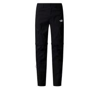 The North Face Men's Exploration Reg Tapered Convertible Pants, TNF Black, 38