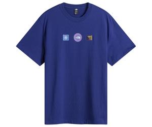 The North Face Men's Explorer Badges Relaxed T-Shirt Bold Blue Small