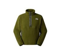 The North Face Men's Fleeski 1/4 Zip Pull Over Fleece, Green, Size S, Men Green