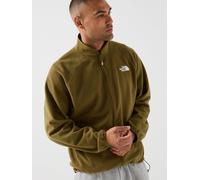 The North Face Mens Full Zip Stand Collar Fleece Jacket, Green, Size 2Xl, Men Green
