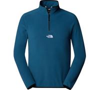 The North Face Men's Glacier 1/4 Zip - Embroidered Logo Sweatshirt, Mallard Blue, XS