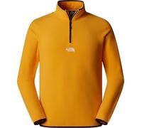 The North Face Men's Glacier 1/4 Zip - Embroidered Logo Sweatshirt, Summit Gold, XL