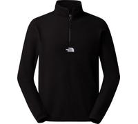 The North Face Men's Glacier 1/4 Zip - Embroidered Logo Sweatshirt, Tnf Black/Npf, XS
