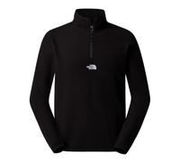 The North Face Men's Glacier 1/4 Zip - Embroidered Logo Sweatshirt, Tnf Black/Npf, XXL