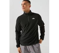 The North Face Men's Glacier Fleece 1/4 Zip Jacket, Black, Size 2Xl, Men Black