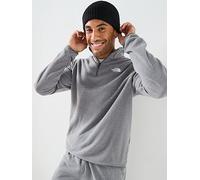 The North Face Men's Glacier Fleece 1/4 Zip Jacket - Grey, Grey, Size S, Men Grey