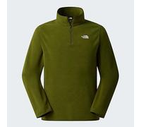 The North Face Mens Glacier 1/4 Zip Fleece, Green, Size M, Men Green