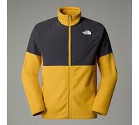 The North Face Men's Glacier Heavyweight Full Zip Jacket, Turmeric/Asphalt Grey/T, L