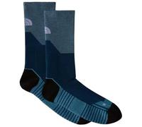 The North Face Men's Hiking Crew Socks, Midnight Petrol/Algae B, L