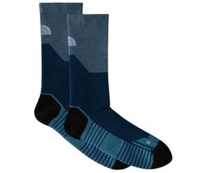 The North Face Men's Hiking Crew Socks, Midnight Petrol/Algae B, XS