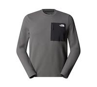 The North Face Men's Kecha Crew Sweatshirt, Smoked Pearl-Asphalt Grey, S
