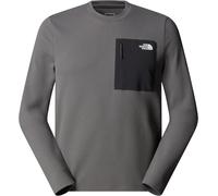 The North Face Men's Kecha Crew Sweatshirt, Smoked Pearl-Asphalt Grey, S