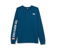 The North Face Men's L/S Varsity Graphic Shirt, Midnight Petrol, L
