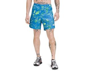 The North Face Men's Limitless Run T-Shirt, Super Sonic Blue Valley Floor Print, XL