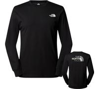 The North Face Mens Long Sleeve Easy T-Shirts Black Cotton - Size X-Large