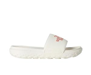 The North Face Men's M Never Stop Cush Slides, White Dune/Lava Red, 8