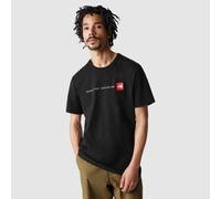 The North Face Mens M S/S Never Stop Exploring Tee - Black Cotton - Size X-Small