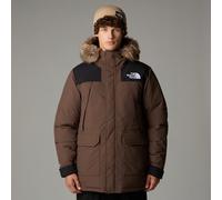 The North Face Mens Mcmurdo Parka Smokey Brown/TNF Black - Dark Brown - Size Small