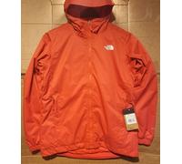 The North Face Men's Medium Hooded Waterproof Quest Jacket in Clay Red - New