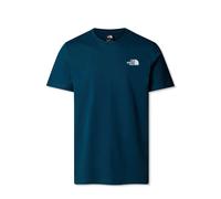 The North Face Mens Men’s Short Sleeve Redbox Celebration T-Shirt in Midnight Petrol - Blue Cotton - Size Small